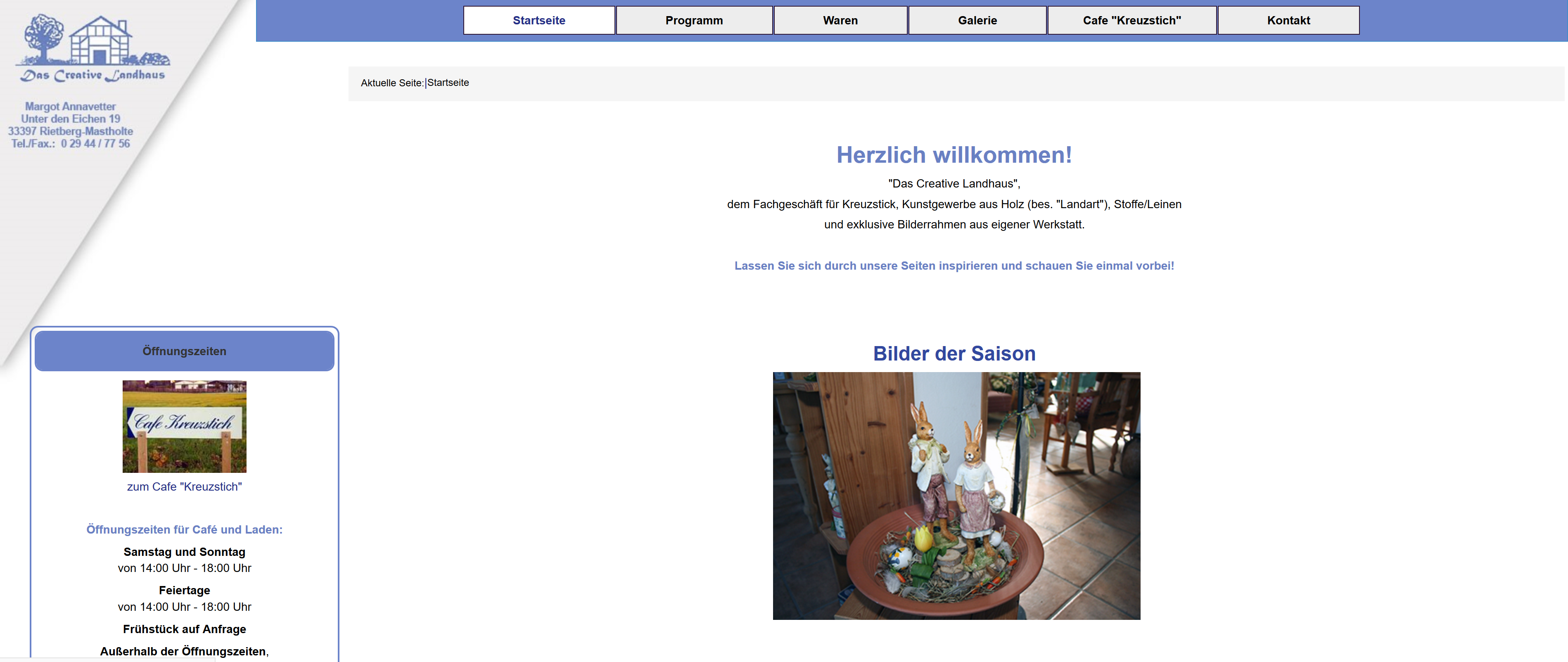 Creatives Landhaus - Café Kreuzstick